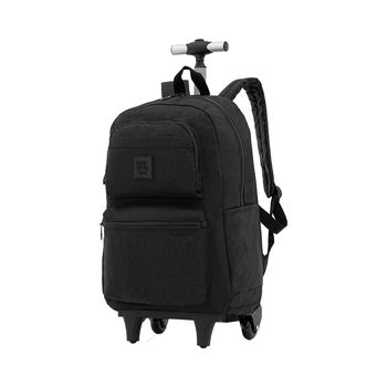 Mochila-Carrinho-Preto-Kids-Tecido-Crinkle-|-Luxcel-Tamanho--UN---Cor--PRETO-0